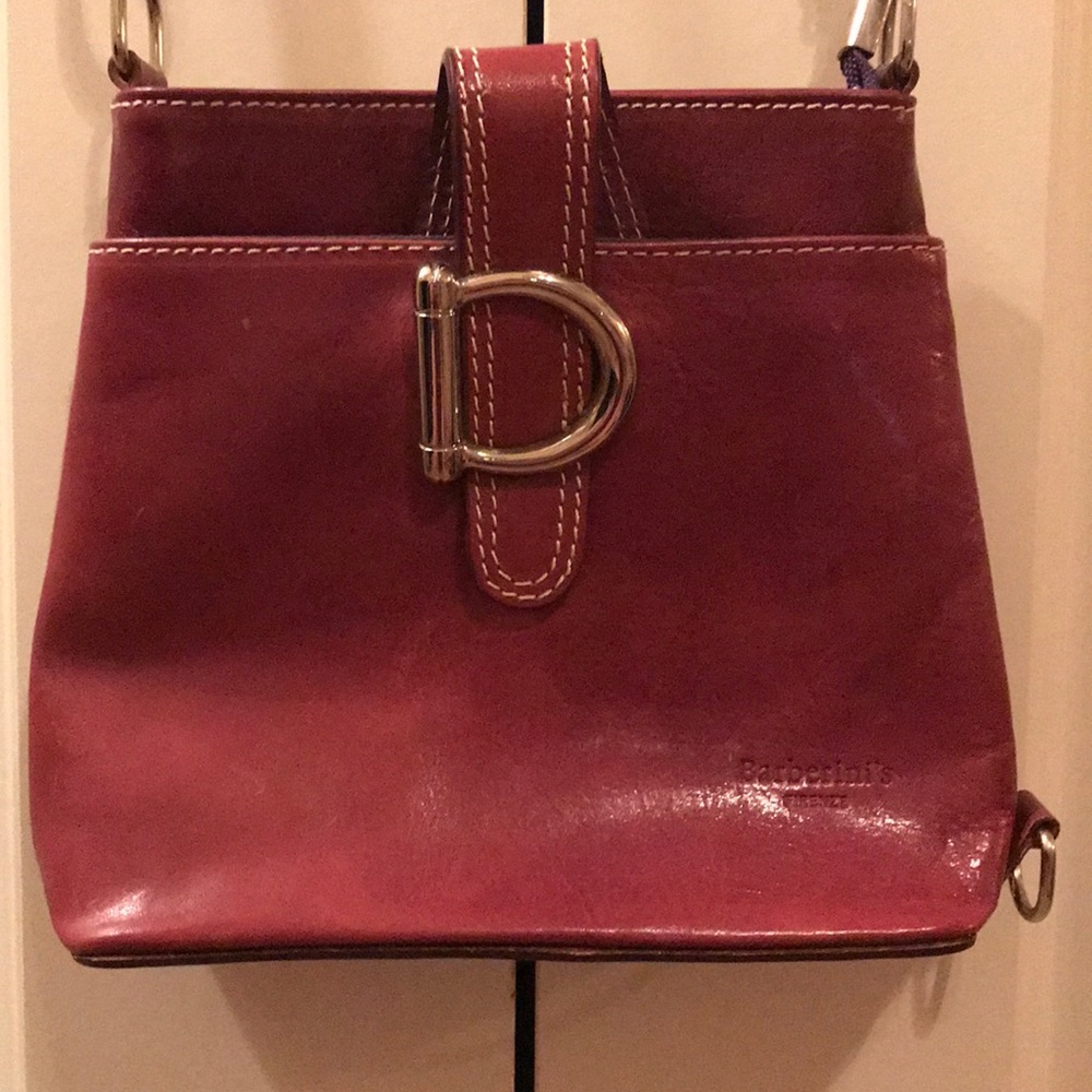 I’m selling a bag that has a purple/red tint to it